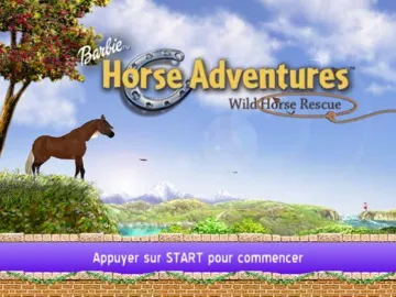 Barbie Horse Adventures - Wild Horse Rescue screen shot title